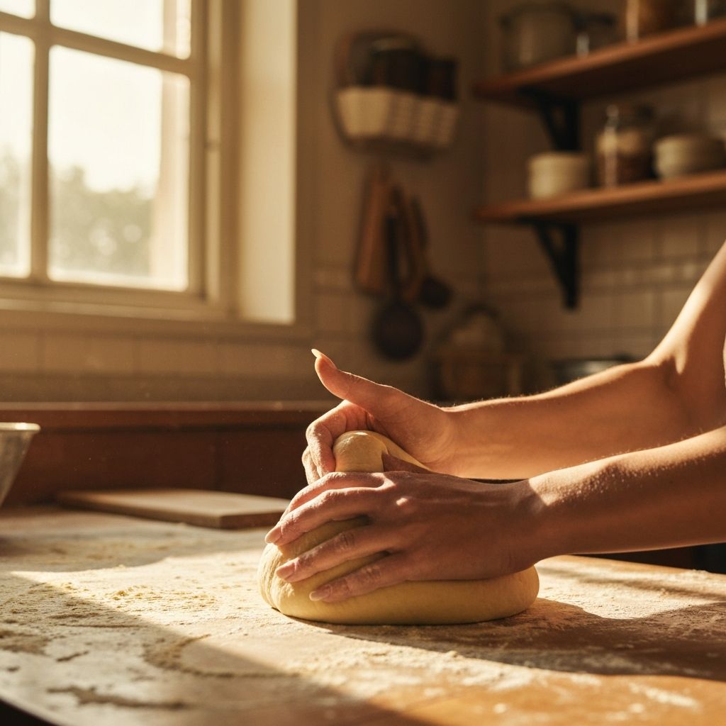 Making pastries process